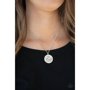 Give Thanks Silver Necklace (300)